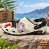 Patta x Crocs Tear Down The Wall Classic Clogs - side view with decorative charms