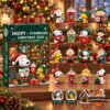 Peanuts Snoopy x Starbucks Christmas 2026 Advent Calendar - full box and ornament lineup