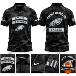Philadelphia Eagles Salute to Service 2026 T-Shirt - photo 3