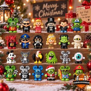 Front packaging with 24-figure collection and Advent Calendar text