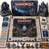 Ravenclaw Monopoly Collector Edition Board Game - complete set with board, box, cards, and pieces