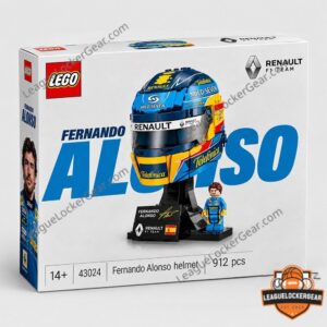 Renault F1 Team Fernando Alonso Helmet LEGO Building Brick Set - photo 2