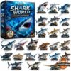 Shark World 2026 Advent Calendar - front box and numbered shark species display