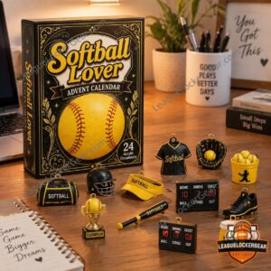 Softball Lover 24 Acrylic Ornaments Advent Calendar 2026 - photo 4