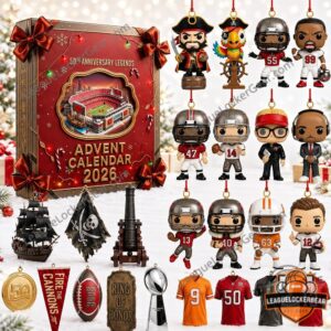 Tampa Bay Buccaneers 50th Anniversary Legends 2026 Advent Calendar - photo 2