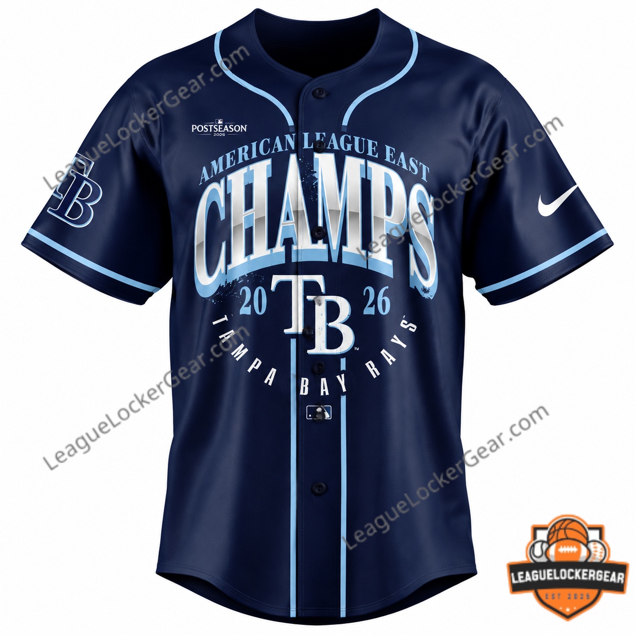 Tampa Bay Rays 2026 American League East Division Champions Baseball Jersey - photo 2