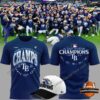 Tampa Bay Rays 2026 American League East Division Champions T-Shirt and Cap - front product display