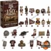 Texas A&M University 150th Anniversary 2026 Advent Calendar - front box and miniature collection