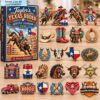 Texas Rodeo 2026 Personalized Advent Calendar - box and ornament designs displayed