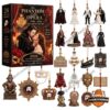 The Phantom of the Opera 40th Anniversary 2026 Advent Calendar - front box and collectible ornaments
