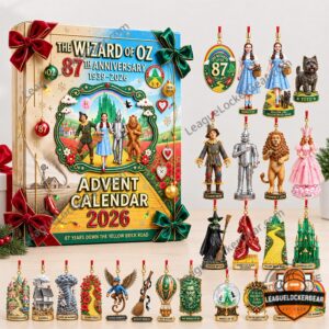 The Wizard of Oz 87th Anniversary 2026 Advent Calendar - Dorothy and Toto ornaments