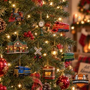 Trains & Railway Christmas 24 Acrylic Ornaments Advent Calendar 2026 - photo 3