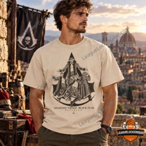 Will Ospreay Assassin's Creed Black Flag Resynced T-Shirt - photo 2