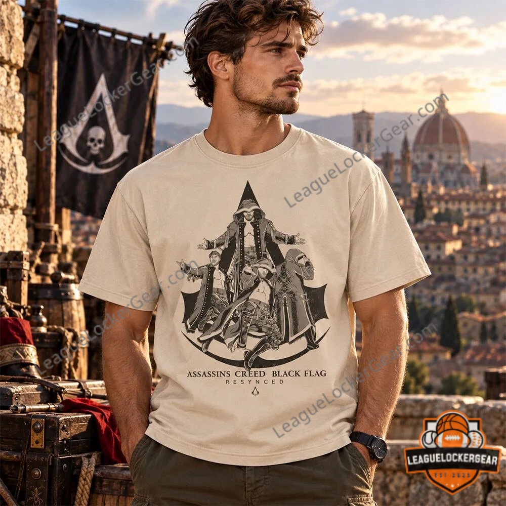 Will Ospreay Assassin's Creed Black Flag Resynced T-Shirt - photo 2