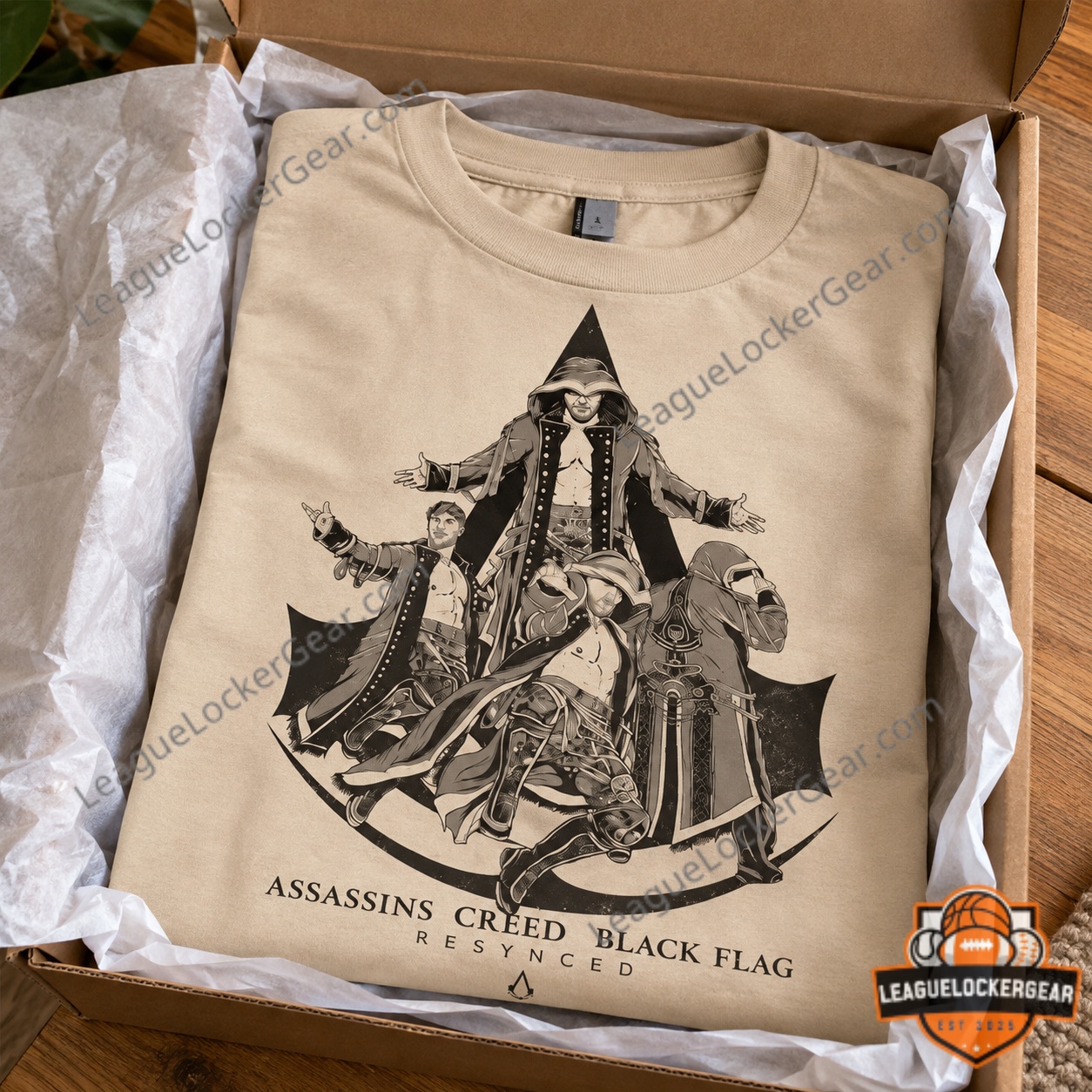 Will Ospreay Assassin's Creed Black Flag Resynced T-Shirt - photo 3