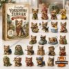 Yorkshire Terrier Everyday 24 Acrylic Ornament Advent Calendar 2026 - front box with illustrated dog ornament