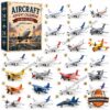 Aircraft 24 Days of Flight Advent Calendar 2026 - box front with central airplane illustration