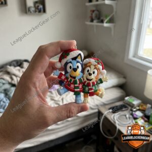Bluey and Bingo Christmas 2026 Figure Ornament - photo 3