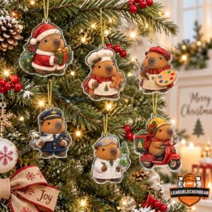 Capybara Christmas 2026 Advent Calendar - close view of festive character designs