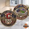 Cleveland Indians 125 Years Strong 2026 Coin - two commemorative coin designs displayed together