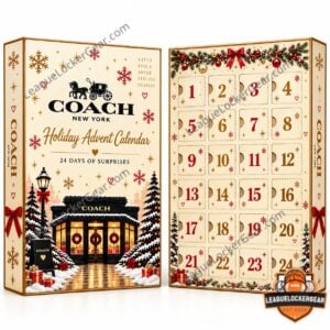 Coach Holiday 24 Days of Surprises Advent Calendar 2026 - numbered Coach miniatures displayed