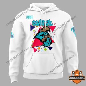 Coastal Carolina Chanticleers Back to the 90s Hoodie - front mascot graphic