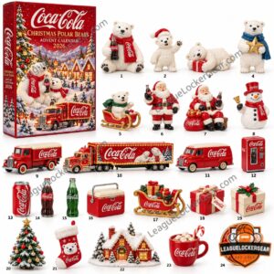 Coca-Cola Christmas Polar Bears 2026 Advent Calendar - front box artwork