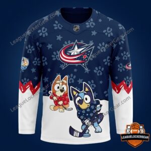 Columbus Blue Jackets Bluey Night 2026 Hockey Jersey - photo 2