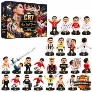 Cristiano Ronaldo One Last Dance 2026 Advent Calendar - box and 24 numbered figures