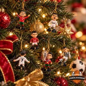 Cristiano Ronaldo One Last Dance 2026 Advent Calendar - figures with trophies and footballs