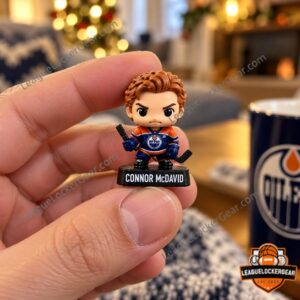 Edmonton Oilers Hockey Surprises Christmas Advent Calendar - Connor McDavid figure held in hand