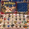 Elvis Presley 2026 24-Day Advent Calendar 2026 - open calendar with numbered doors and miniatures