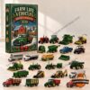 Farm Vehicles 2026 Advent Calendar - front box with miniature farm vehicles