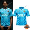 FC Barcelona Tyler, The Creator GOLF WANG Football Jersey - front view and modeled display
