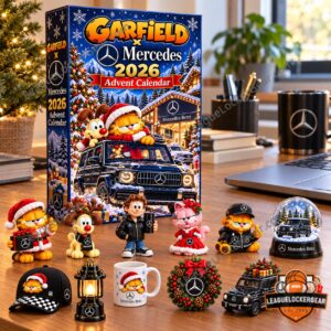 Garfield x Mercedes-Benz 2026 Christmas Advent Calendar - festive accessory collection