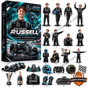 George Russell Mercedes-AMG Petronas Formula One Team 2026 Advent Calendar - front cover