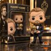 Harry Kane Ballon d'Or figure in a tuxedo beside its black and gold box