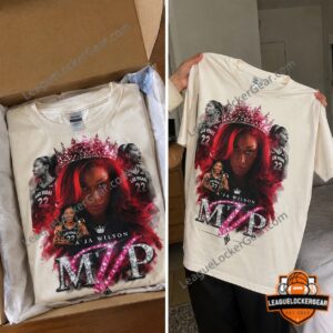 Las Vegas Aces A'ja Wilson WNBA MVP T-Shirt - photo 2