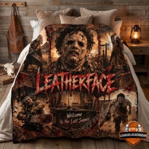 Leatherface Welcome to the Last Supper 3D Fleece Blanket - photo 3
