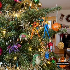Metroid 40th Anniversary 1986-2026 Advent Calendar - upper character lineup with armored Samus figures
