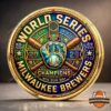 Milwaukee Brewers 2026 World Series Champions Commemorative Coin - front view