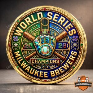 Milwaukee Brewers 2026 World Series Champions Commemorative Coin - front view