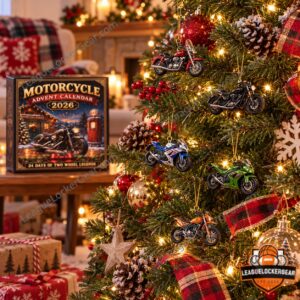 Motorcycle 2026 Advent Calendar - numbered motorcycles from multiple styles