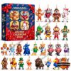 NCAA College Football Mascots 2026 Advent Calendar - box with the full lineup of mascot ornaments