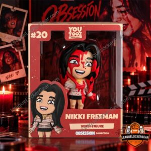Nikki Freeman Obsession Bloody Chase Vinyl Figure - front view in display box