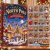 North Pole Christmas 2026 Advent Calendar - box and collectible tray front view
