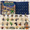 Notre Dame Fighting Irish 2026 Christmas Football Advent Calendar front view with numbered doors