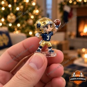 Notre Dame Fighting Irish Football 2026 Advent Calendar - quarterback figure held in hand