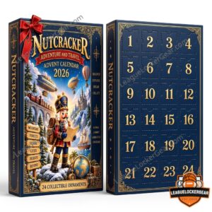 Nutcracker Adventure and Travel 2026 Advent Calendar - illustrated front cover with travel scenes