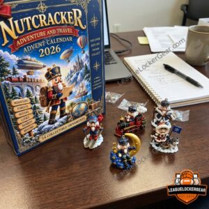 Nutcracker Adventure and Travel 2026 Advent Calendar - detailed travel-themed character ornaments